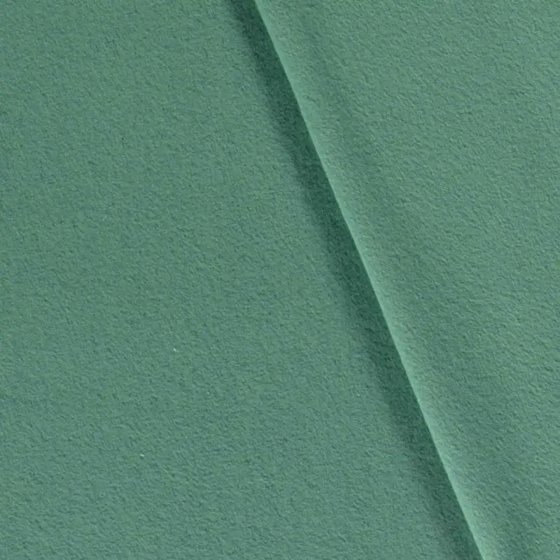 Ausverkauf Baumwoll-Fleece uni salbei - 1440